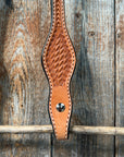 Basketweave Light Oil One Ear Headstall / Bridle
