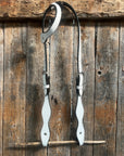 White Leather One Ear Headstall / Bridle