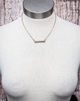 Galveston Western Bubble Bar Fashion Necklace