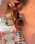 Red Hondo Earrings
