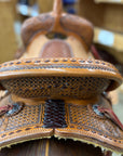 14" Buck Stitch Barrel Saddle