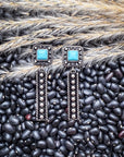 The Silverado Bars – Western Fashion Stud Drop Earrings