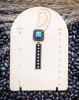 The Silverado Bars – Western Fashion Stud Drop Earrings