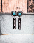 The Silverado Bars – Western Fashion Stud Drop Earrings
