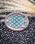 The Dakota Buckle – Large Oval Turquoise Fashion Stone