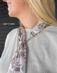 Snazzy Snaffle Scarf Slide
