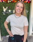 CREAM- Starry Stud Tee