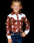 *YOUTH* BUCKAROO PERFORMANCE RODEO SHIRT