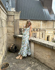 MASON'S DAUGHTER Maxi Dress, Spring Chinoiserie
