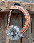 Silver Buckstitch One Ear Headstall / Bridle