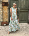 MASON'S DAUGHTER Maxi Skirt, Spring Chinoiserie