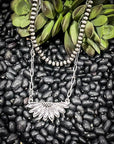 Sunflower Two Row Fashion Necklace