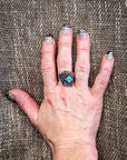 Four of a Kind Western Aces Cuff Fashion Ring