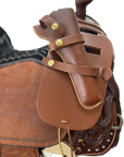 Ultra Rider Brown Horn Bag with Detachable Holster