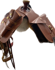 Ultra Rider Brown Horn Bag with Detachable Holster