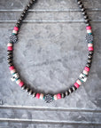 Chance Navajo Style Pearl & Bead Fashion Necklace