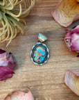 Golden Hills Turquoise Sterling Silver Pendant