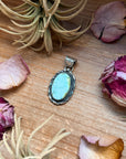 Palomino Turquoise Sterling Silver Pendant – Oval