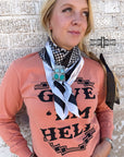 Howdy Houndstooth Wild Rag