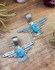 Sterling Silver Thunderbird Pendant
