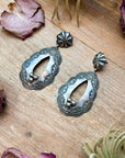 Sterling Silver Teardrop Earrings – Native Made by Rita Lee