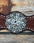 Medium Oil Floral Wither Strap