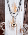 Dusty Squash Blossom Layer Fashion Necklace