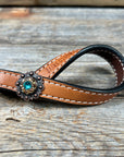 Crystal Light Oil Rustic Tie Down Keepers