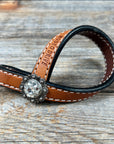 Crystal Light Oil Rustic Tie Down Keepers