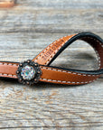 Crystal Light Oil Rustic Tie Down Keepers