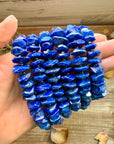 Faceted Lapis & Hematite Necklace – 21.5"
