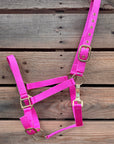 Pink Nylon Horse Halter NHPINK