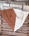 SMALL Polka Dot Coffee Wild Rag