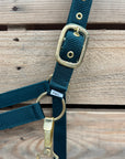 Hunter Green Nylon Horse Halter NHGRN