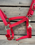 Red Nylon Horse Halter NHRED