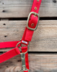 Red Nylon Horse Halter NHRED