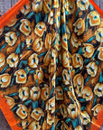 35X35" Orange Floral Wild Rag / Scarf WR3445