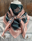 35X35" Baby Pink Roses Wild Rag / Scarf WR852