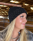 BLACK- Shine Bright Beanie