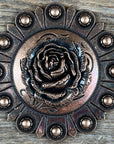 Copper Rose Western Concho W107