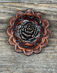 Copper Rose Western Concho W107