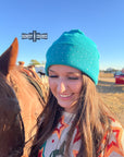 TURQUOISE-Shine Bright Beanie