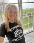 Whiskey Is My Spirit Animal Graphic Tee - Bourbon Cowgirl