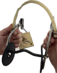 3 Piece Twisted Wire Dog Bone with Rope Band