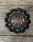 Copper Dots Western Concho W184