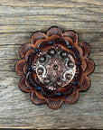 Copper Dots Western Concho W184