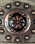 Copper Flower Western Concho W196