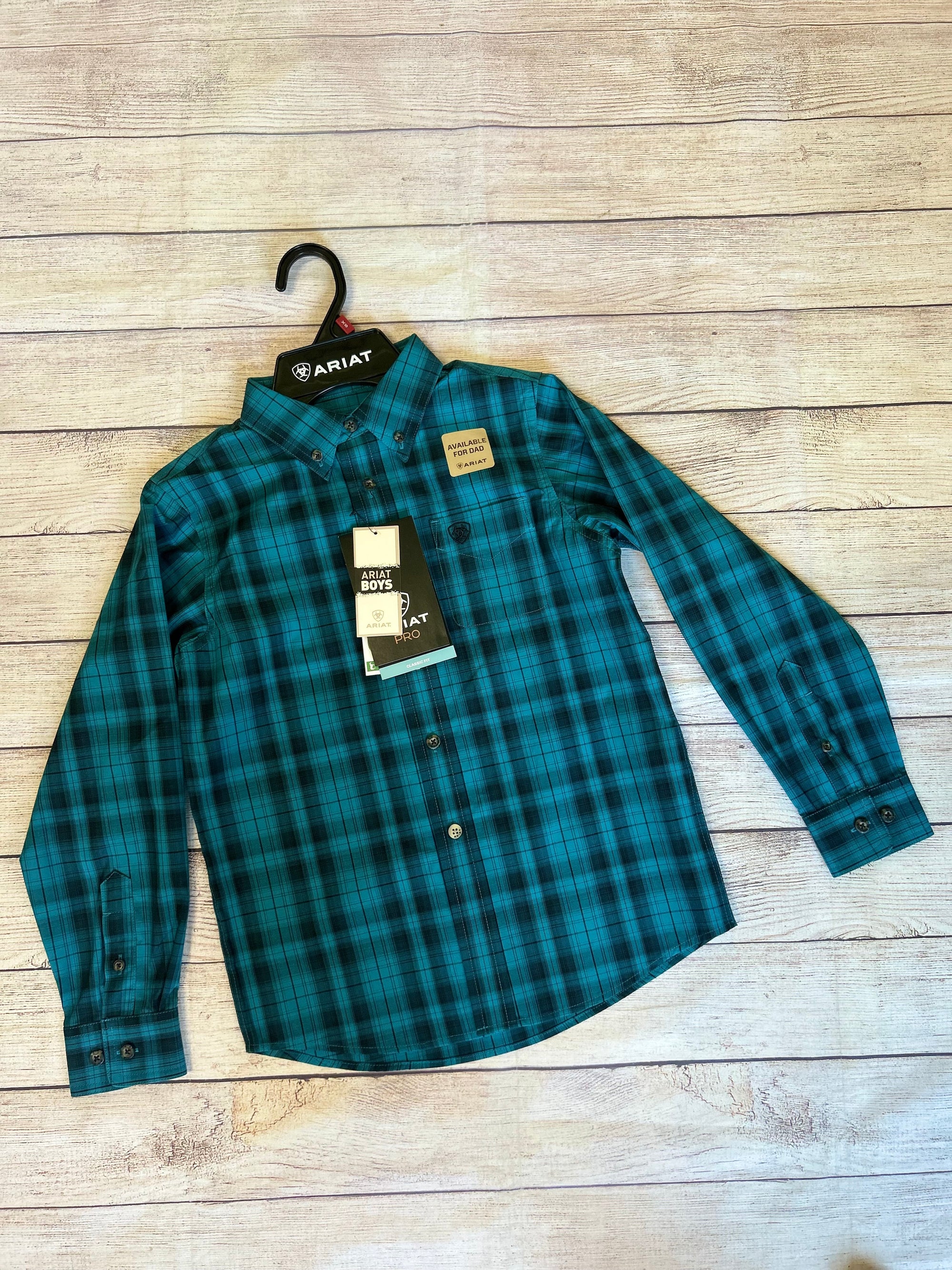 Boys Ariat Classic Button Up-Kingston