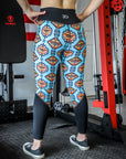 SEDONA FULL PRINT CROSSOVER LEGGINGS