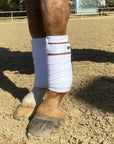 Halter Ego® White and Rust Fleece Bandages